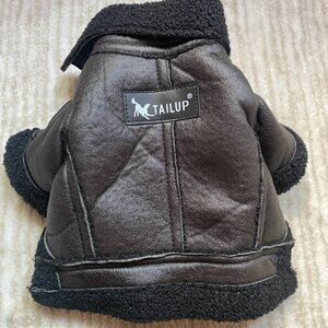Tailup Vegan Leather Dog jacket - XS